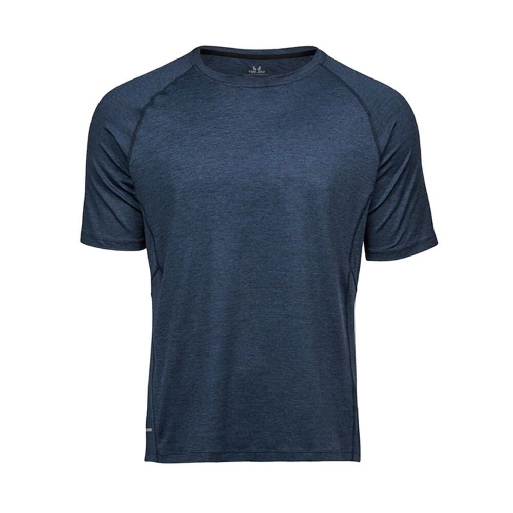 Tee Jays Mens CoolDry T-Shirt / Navy Melange